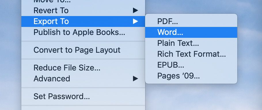convert word doc to pages for mac pictures mising